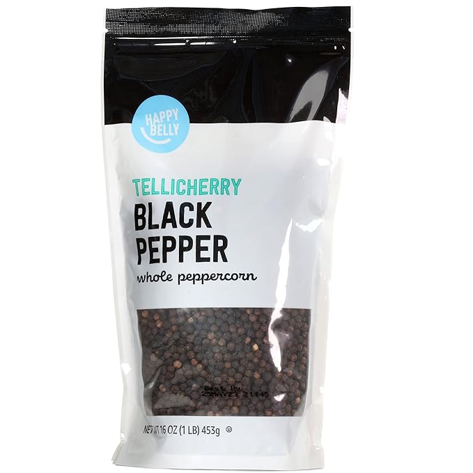 Happy Belly Tellicherry Black Pepper Whole Peppercorn